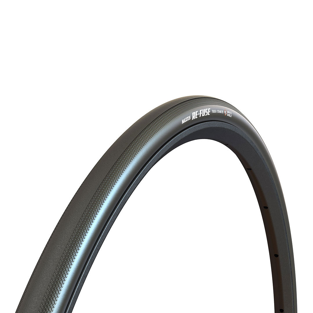 A product shot of the Maxxis Re-Fuse Foldable Tire.